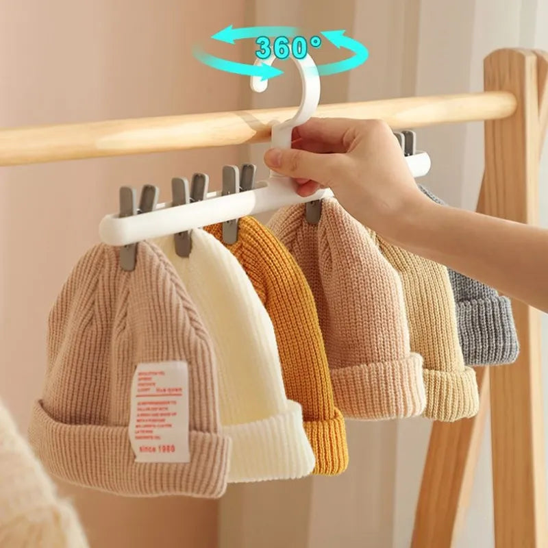 Household Multi-function Hook Drying Socks Hangers Student Dormitories Multi-clip Trouser Clips Organization Clothes Hanger