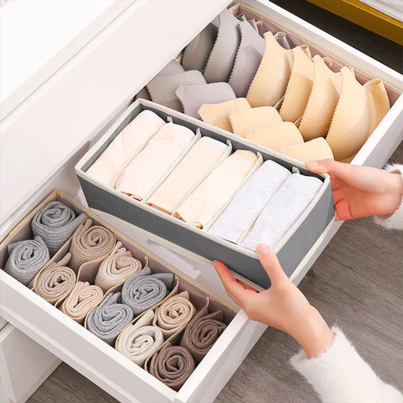 Wardrobe Closet Organizers Socks Storage Box Drawer Socks Organizer For Underwear Bra Box Hives Organizer Drawer Organization