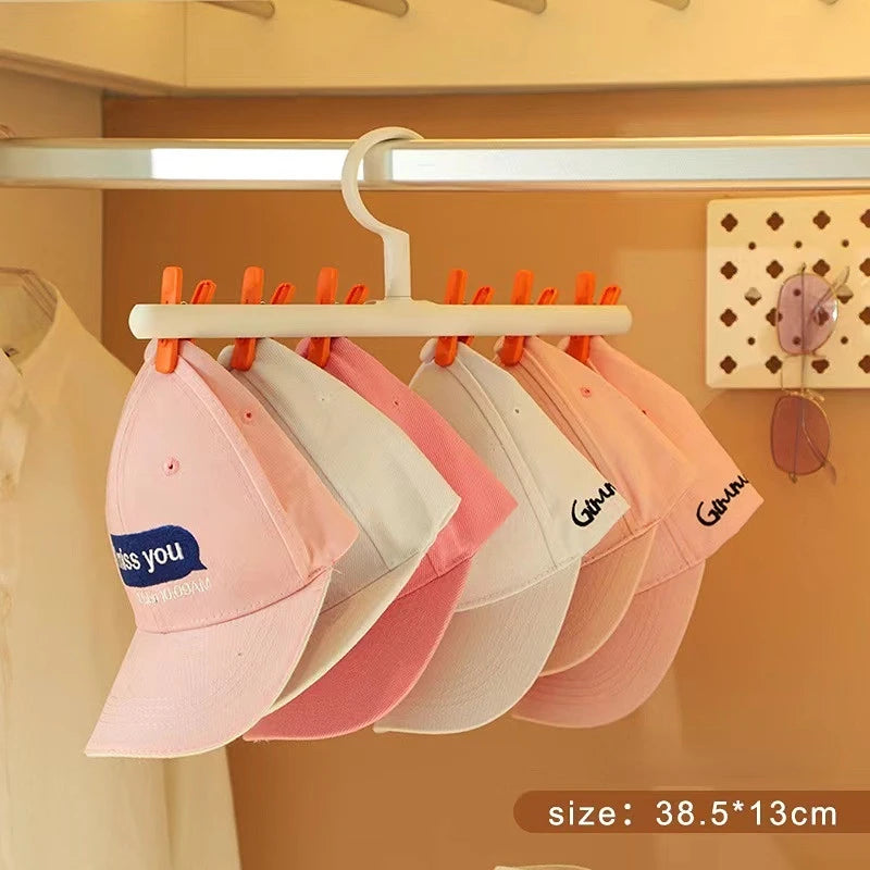 Household Multi-function Hook Drying Socks Hangers Student Dormitories Multi-clip Trouser Clips Organization Clothes Hanger