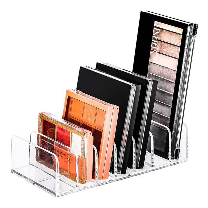 7 Grids Clear Eyeshadow Organizer Drawer Organization Divider Makeup Storage Box makeup organizer box Wholesale