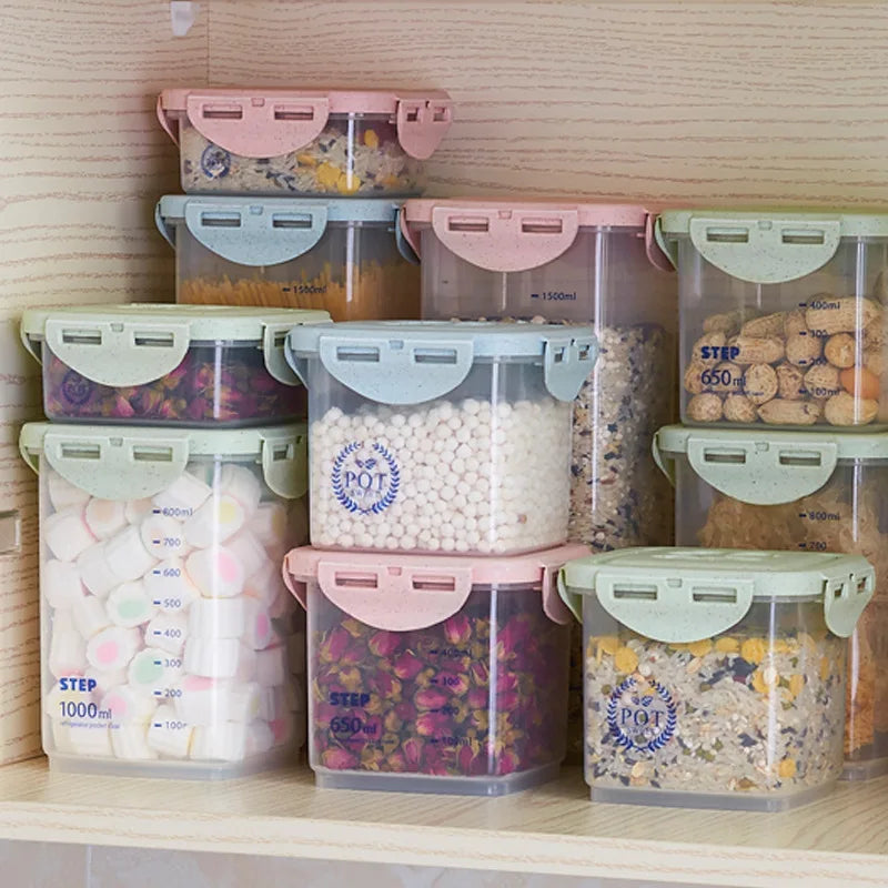 Food Storage Containers Jars Jar Kitchen Spaghetti Storage Box Kitchen Accessories Organizer Container Home Organization Garden