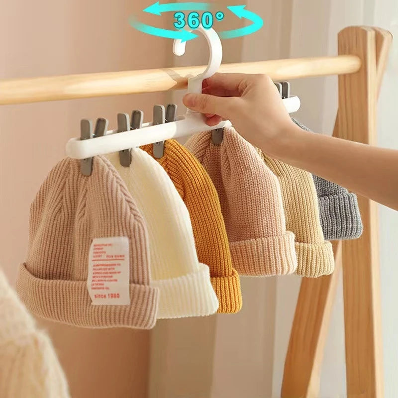 Household Multi-function Hook Drying Socks Hangers Student Dormitories Multi-clip Trouser Clips Organization Clothes Hanger