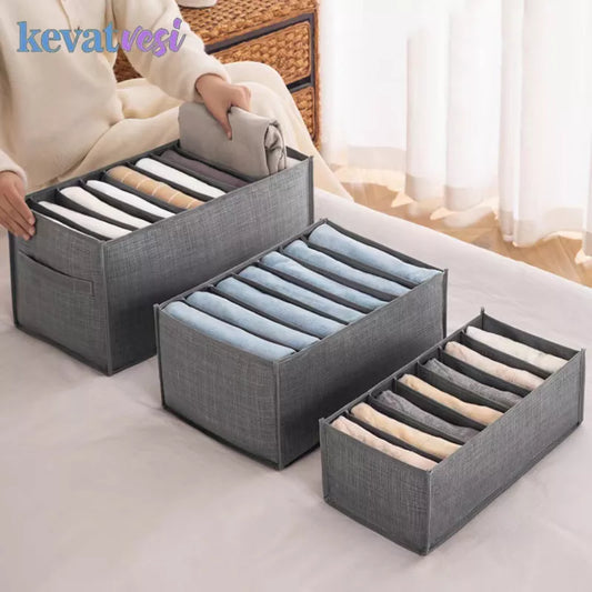 Underwear Organizer Shirts Jeans Clothing Storage Organization Bedroom Wardrobe Closet Organizer Socks Bra Drawer Organizer Box