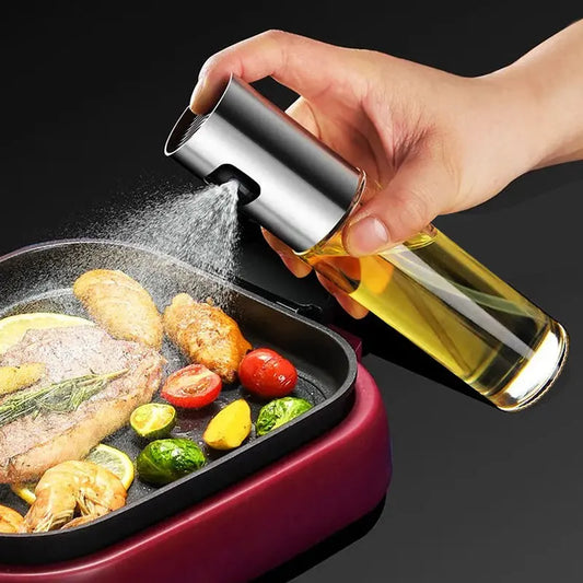 Oil Storage Bottle Sprayer Container  Cooking Barbacoa Olive Jars Glass  Oil Spray Bottle BBQ Aceitera Kitchen Organization